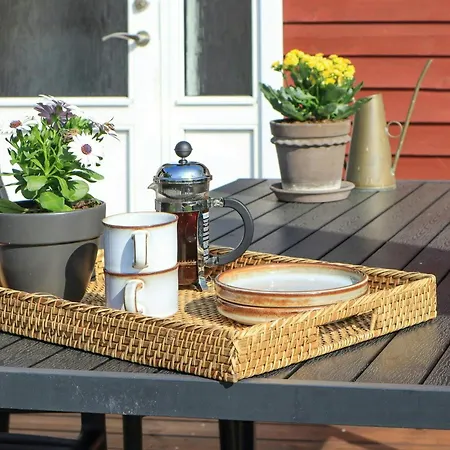 Red Summer House Near Reerso With Field Views Nyaraló Gørlev
